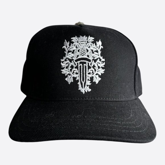 Chrome Hearts Black & White Dagger Logo Hat - Picture 1 of 8